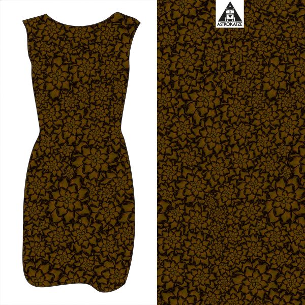 MysticBlossom BIG - cosiness - 260g/m2 Bio-Sommersweat - 1,00 m RESTSTÜCK