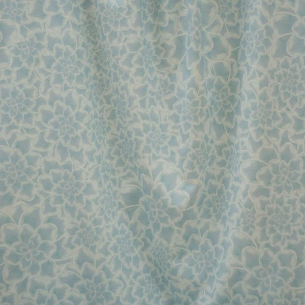 MysticBlossom BIG - retro blau - Bio-Jersey