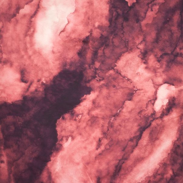 MysticSpace - mono weinrot - Bio-Sommersweat - 1,95 m RESTSTÜCK