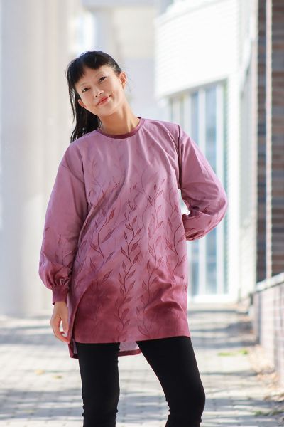 Nebelranken - antique rosé - Bio-Jersey