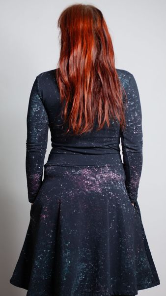 Pinseltupfer - cosmic space - Bio-Sweat - angeraut - extrabreit