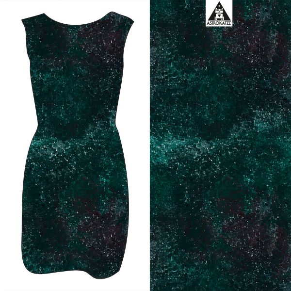 Pinseltupfer - petrol - Bio-Sommersweat 230 g/m2 - VORBESTELLUNG