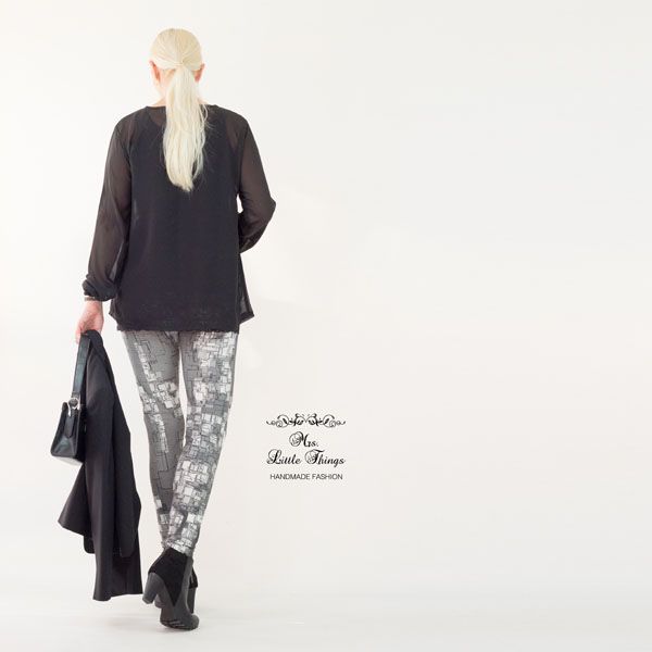 Pixelized - grau - Bio-Sommersweat - 2,40 m RESTSTÜCK