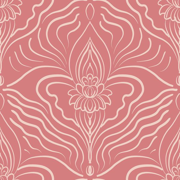 SilentBloom - rosa / creme - Viskose Webware - VORBESTELLUNG