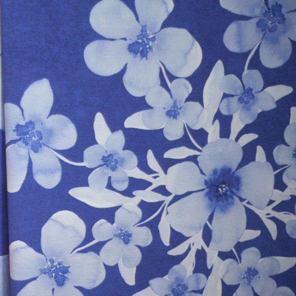 SoftBlossom - mono kobaltblau - Bio-Jersey