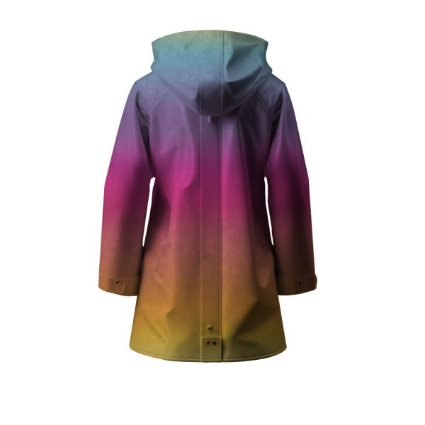 LeatherGradient - rainbow - SOFTSHELL - 2,50 m RESTSTÜCK