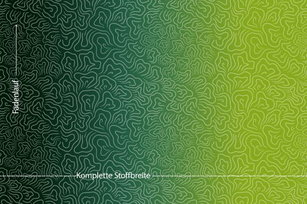Sommerwind - gradient rainforest - Viskose-Jersey - VORBESTELLUNG
