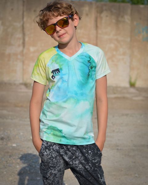 SummerSplash - sunny days - 180 g/m2 BIO-SOMMERSWEAT - 2,30 m RESTSTÜCK