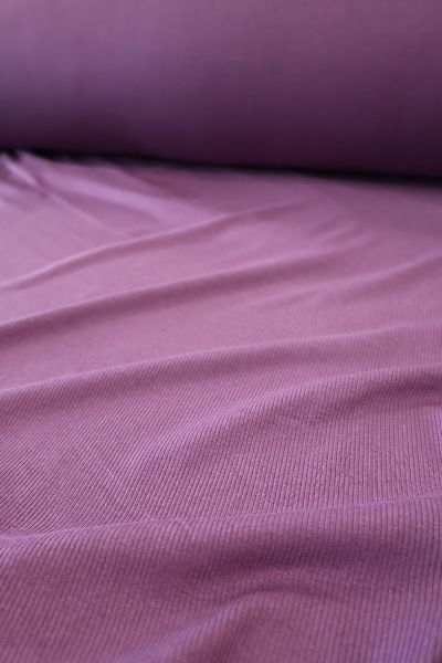 Uni Feinrippjersey - orchid - Baumwolle / Tencel - deadstock