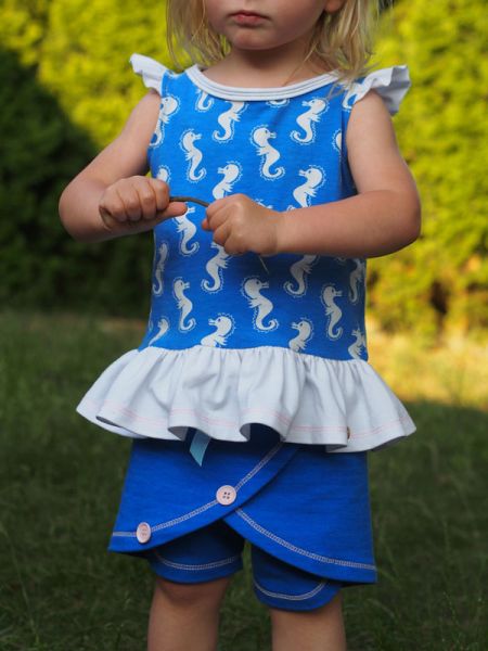 Vintage-Uni LIGHT - royalblau - Bio-Sommersweat
