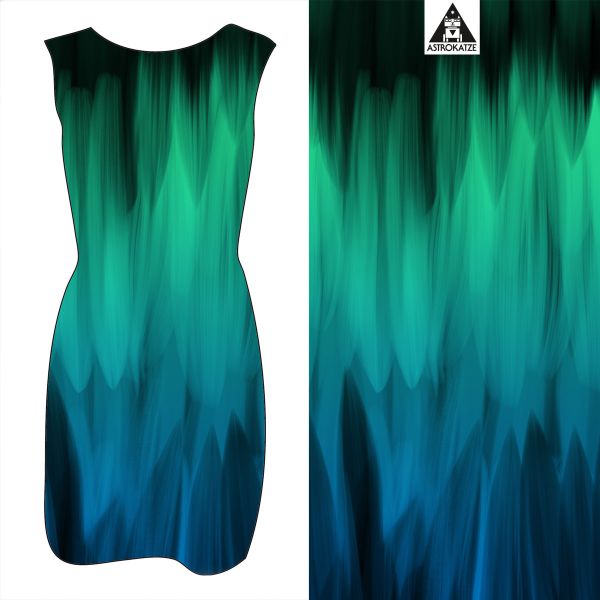 Aurora Floralis - cool lagoon - Viskose-Jersey - VORBESTELLUNG