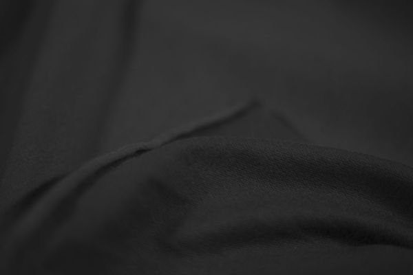 Bio-Sommersweat uni - schwarz - 280 g/m2