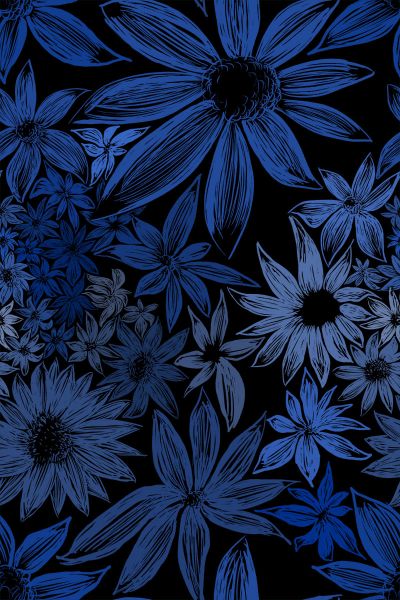 BlossomBreeze - blau - Viskose-Jersey - VORBESTELLUNG