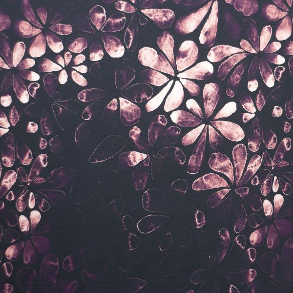 ColorFlowers - dark - mono rosenholz - Bio-Sommersweat