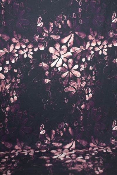 ColorFlowers - dark - mono rosenholz - Bio-Sommersweat