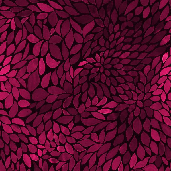 ColorLeaves MINI - mono rosenrot - Viskose Webware - VORBESTELLUNG
