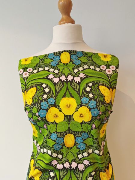 Dollhouse Garden - Bio-Jersey - 0,95 m RESTSTÜCK - A/B-Ware - 1 Fleck