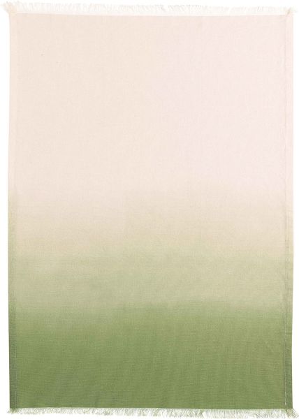 Recyceltes Geschirrtuch Tie&Dye Cactus 50 X 70 - grün