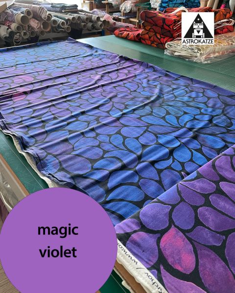Hope BIG - magic violet - Bio-Sommersweat