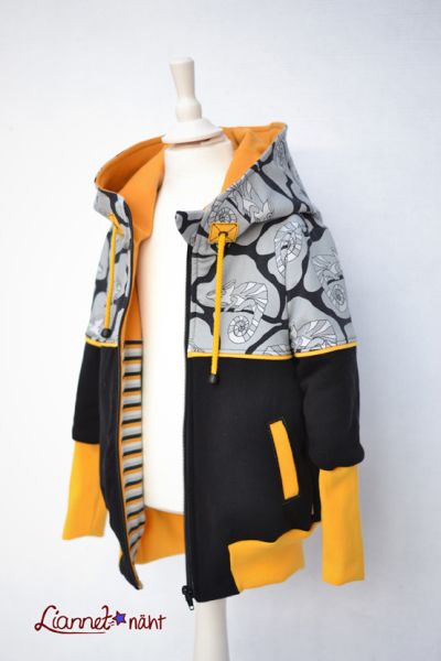 Ringel - orange - Bio-Jersey - 0,50 m RESTSTÜCK