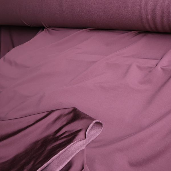 Uni Sommersweat - bordeaux - Viskose - deadstock