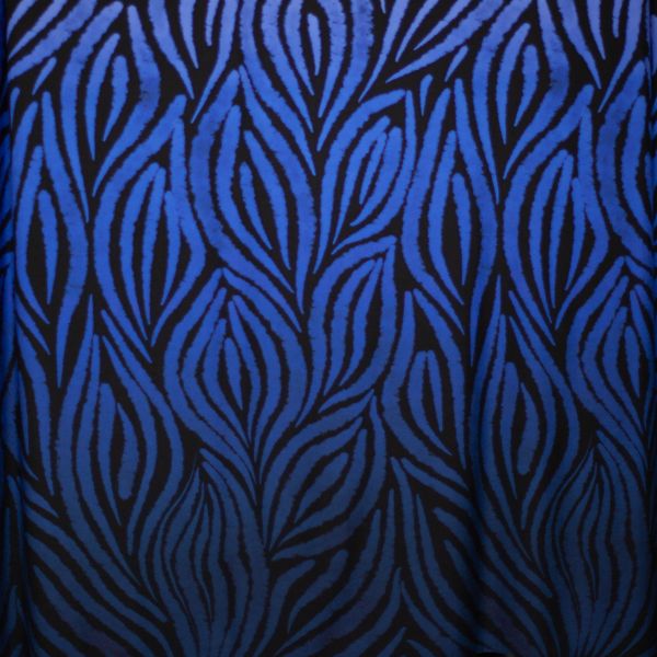 Zebrablume - gradient blue - Viskosejersey