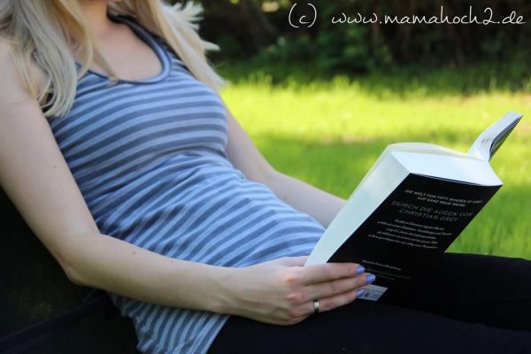 Retro-Streifen 10 mm - grau - meliert - Bio-Jersey - 1,20 m RESTSTÜCK