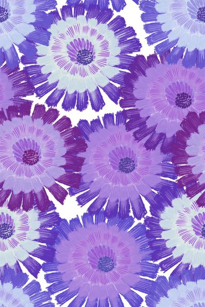 ArtBlomma - cool violet - Viskose Webware - VORBESTELLUNG