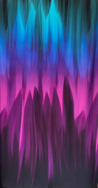 Aurora Floralis - crystal power - Bio-Jersey - 2,10 m RESTSTÜCK