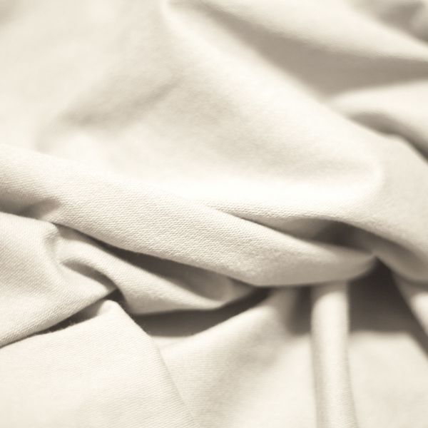 Bio-Sommersweat uni - creme - 210 g/m2