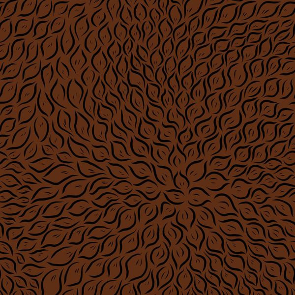 Blätterschwof - terracotta - Softshell - 1,75 m RESTSTÜCK