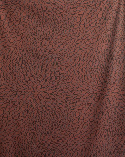 Blätterschwof - terracotta - Bio-Jersey