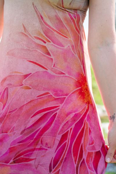 BlossomGradient - sunrise - Viskose-Jersey - 0,65 m RESTSTÜCK