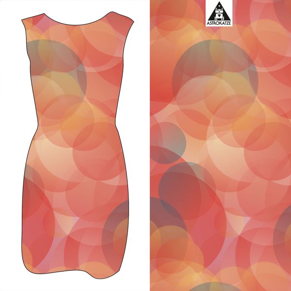 BubbleFantasies - fruity orange / apricot - Bio-Jersey - VORBESTELLUNG