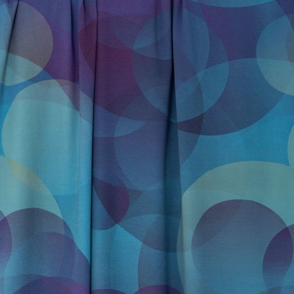 BubbleFantasies - midnight light / dunkelblau - Bio-Jersey - 2,00 m RESTSTÜCK