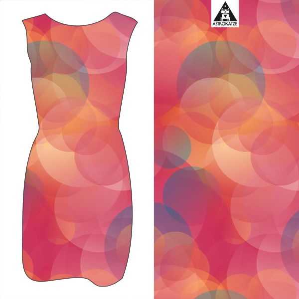 BubbleFantasies - party mood - bunt - Modal-Jersey - VORBESTELLUNG