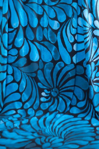 ColorDrops MAXI - dark mono blau - Modaljersey - VORBESTELLUNG