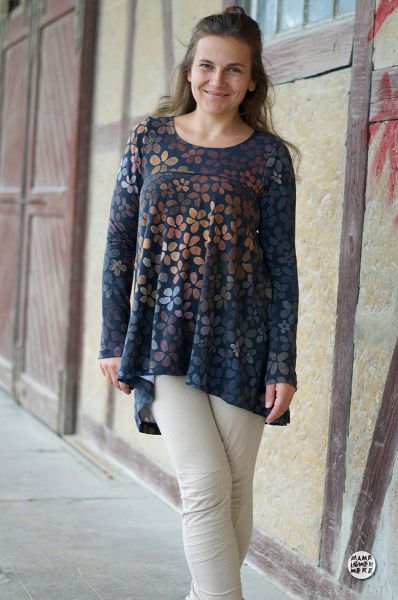 ColorBlossom BIG - golden summer - Viskose-Jersey - VORBESTELLUNG