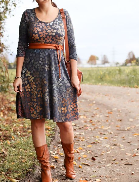 ColorBlossom BIG - golden summer - Viskose-Jersey - VORBESTELLUNG