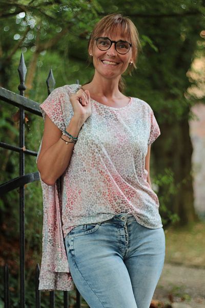 ColorBlossom MINI - nude pastell - Lyocell / TENCEL-Crepe - 1,50 m RESTSTÜCK