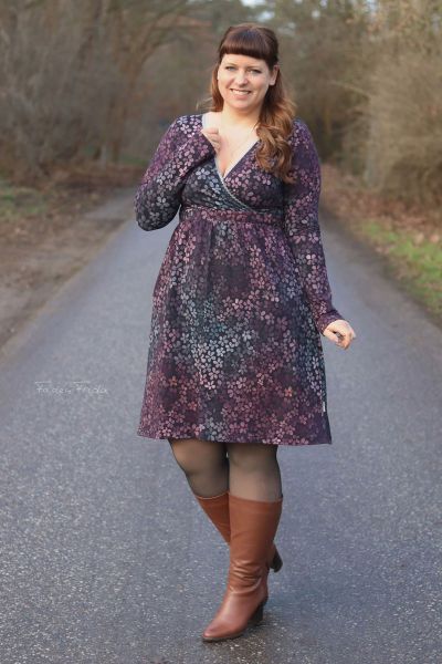 ColorBlossom - lovely coziness - rost / graugrün - Bio-Jersey - 1,50 m RESTSTÜCK