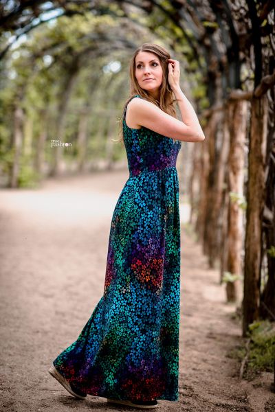 ColorBlossom - midnight breeze energy - Viskose-Jersey - 1,00 m RESTSTÜCK