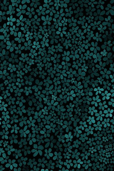 ColorBlossom - mono petrol - Viskose-Jersey - VORBESTELLUNG