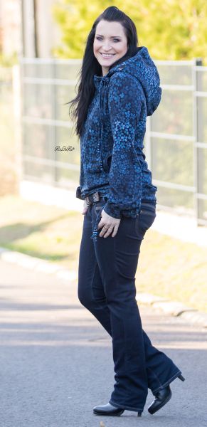 ColorBlossom - mono ocean - Viskose-Jersey - VORBESTELLUNG