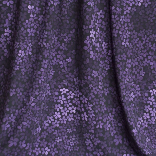 ColorBlossom - mono purple - Viskose-Jersey - VORBESTELLUNG