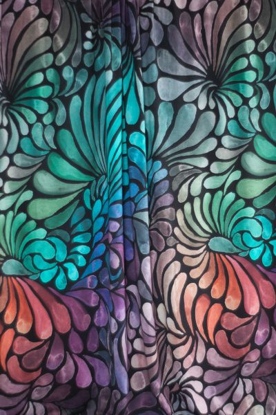 ColorDrops BIG - dark mystic - Modaljersey - 2,00 m RESTSTÜCK