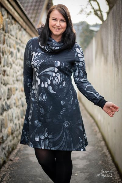 ColorDrops BIG - dark - grey - Bio-Sommersweat