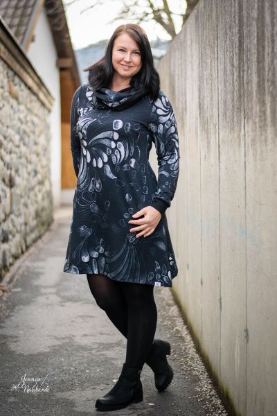 ColorDrops BIG - dark - grey - Bio-Sommersweat