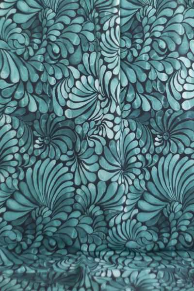 ColorDrops MID - dark - mono teal - Bio-Sommersweat