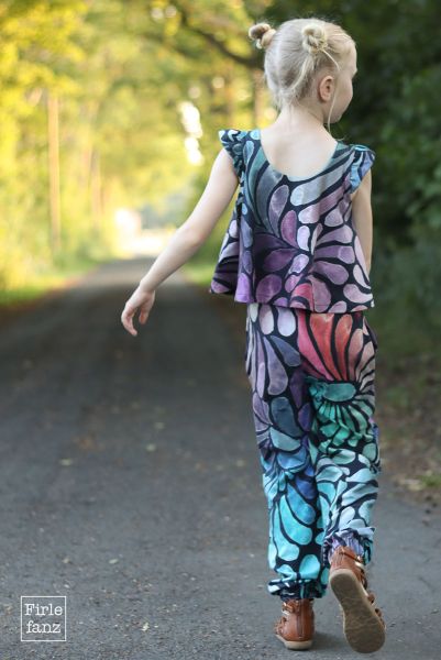 ColorDrops MAXI - dark mystic - Bio-Jersey - 1,85 m RESTSTÜCK